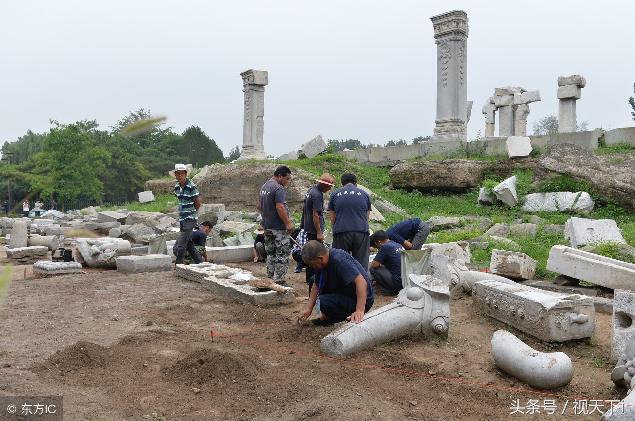 圓明園考古新發(fā)現(xiàn)揭示多處遺跡，歷史遺址與文化傳承的珍貴見證